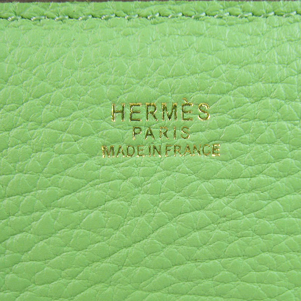 7A Hermes Constance Togo Leather Single Bag Green Gold Hardware H020 - Click Image to Close